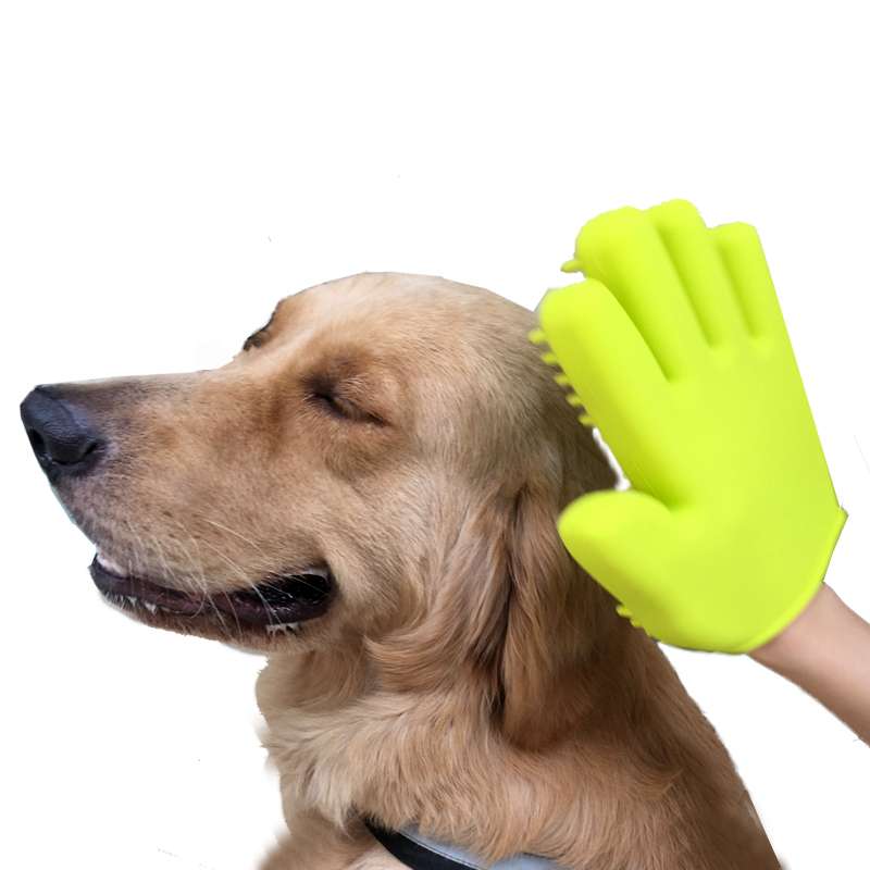 Pet Grooming Gloves  Pet Hair Remover Deshedding Gloves for Pet Dog Cat Grooming Shedding Bathing Massage Efficient Brushes