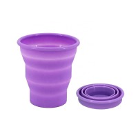 Food safe silicone cup collapsible , travel cup for water drinking,  foldable  cup easy on the go