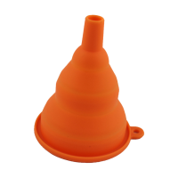 Kitchen oil leakage creative household liquid dispensing mini silicone folding collapsible long neck funnel