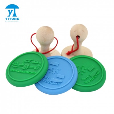 Cartoon Cookie Stamp Cookie Mould Printing Mould Baking Decoration Tool Silicone Christmas Stamp Mould