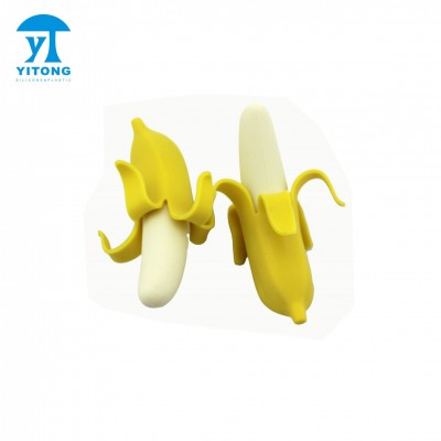 Promotional Gift Banana Silicone Bottle Stopper for Wine