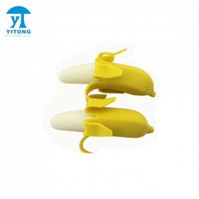 China manufacturer  fashion  banana silicone bottle stopper