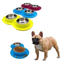 Large Collapsible Dog Bowl,BPA Free, Food Grade Silicone,No Spill Non-Skid Feeder Bowl for Dogs Cats Food Water Feeding,Portable