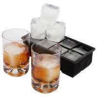 Silicone 8-Cavity Whiskey Beer Wine Square Ice Cube Tray