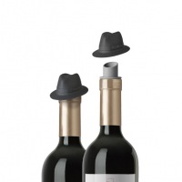 Michael jackson Hat Silicone bottle stopper food grade wine bottle stopper two  pieces